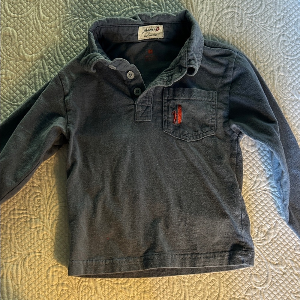Johnnie-O Size 2 boys long sleeve polo
